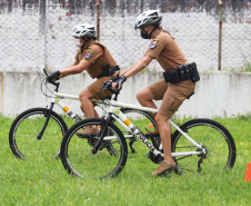 Policiais militares passam por capacitação de ciclopatrulhamento no Litoral