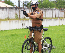 Policiais militares passam por capacitação de ciclopatrulhamento no Litoral