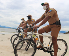 Comerciantes e turistas aprovam policiamento preventivo na Ilha do Mel