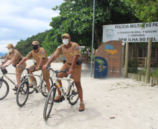 Comerciantes e turistas aprovam policiamento preventivo na Ilha do Mel