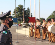 Profissionais de segurança pública são homenageados pelo ministro André Mendonça na APMG, em São José dos Pinhais