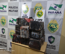 Caminhão com 172 quilos de maconha é apreendido pela PM em Cascavel (PR)