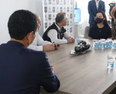 Ministro da Justiça e Segurança visita Delegacia da Mulher e do Adolescente em São José dos Pinhais, na RMC