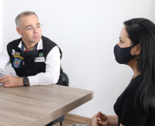 Ministro da Justiça e Segurança visita Delegacia da Mulher e do Adolescente em São José dos Pinhais, na RMC