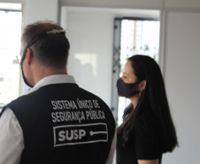 Ministro da Justiça e Segurança visita Delegacia da Mulher e do Adolescente em São José dos Pinhais, na RMC