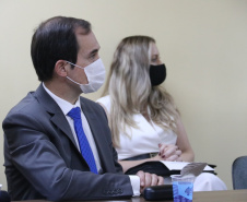 Segurança Pública do PR apresenta resultados e projetos ao ministro André Mendonça durante reunião em São José dos Pinhais (PR)