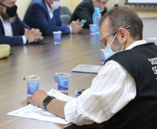 Segurança Pública do PR apresenta resultados e projetos ao ministro André Mendonça durante reunião em São José dos Pinhais (PR)