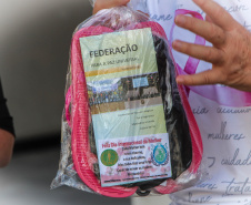 Embaixadoras da Paz Mundial entregam presentes para as profissionais da saúde do Hospital da PM em Curitiba