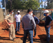 Coronel Marinho participa de reuniões e visita obras em andamento em Foz