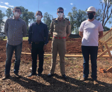 Coronel Marinho participa de reuniões e visita obras em andamento em Foz