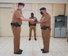 Batalhão da PM de Rolândia (PR) recebe novo Comandante durante rápida solenidadeBatalhão da PM de Rolândia (PR) recebe novo Comandante durante rápida solenidade