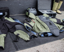 Esquadrão Antibombas recebe novos trajes de R$ 1,2 milhão para atendimentos de ocorrências