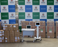 Hospital da Polícia Militar recebe 12 respiradores e 12 monitores do Governo do estado