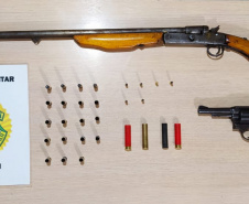 Batalhão da PM de Guarapuava (PR) é premiado pelo Governo do estado por apreender mais armas de fogo no ano de 2020