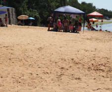 Turistas aprovam fiscalização e segurança da PM e Corpo de Bombeiros nas praias de água doce da Costa Noroeste