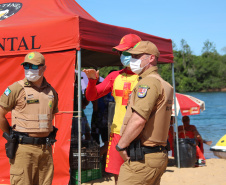 Turistas aprovam fiscalização e segurança da PM e Corpo de Bombeiros nas praias de água doce da Costa Noroeste