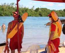 Turistas aprovam fiscalização e segurança da PM e Corpo de Bombeiros nas praias de água doce da Costa Noroeste