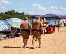 Turistas aprovam fiscalização e segurança da PM e Corpo de Bombeiros nas praias de água doce da Costa Noroeste