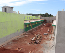 Secretário da Segurança Pública acompanha obras de ampliação da Penitenciária de Foz do Iguaçu I