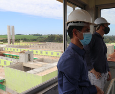 Secretário da Segurança Pública acompanha obras de ampliação da Penitenciária de Foz do Iguaçu I