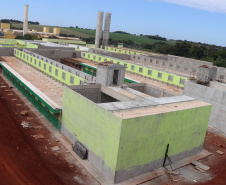 Secretário da Segurança Pública acompanha obras de ampliação da Penitenciária de Foz do Iguaçu I