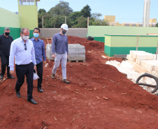 Secretário da Segurança Pública acompanha obras de ampliação da Penitenciária de Foz do Iguaçu I