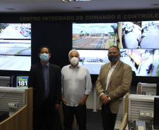 Secretário Marinho recebe deputado Artagão e prefeito de Guarapuava
