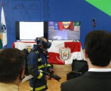 Corpo de Bombeiros do Paraná recebe simulador para treinamentos virtuais
