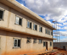 Cadeia Pública de Ponta Grossa tem 60% das obras executadas