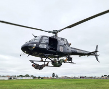 PCPR realiza treinamento aerotático com policiais civis