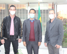 Secretário recebe visita do prefeito de Piên
