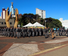 Lançamento da Operação Pronta Resposta IV, em Cascavel