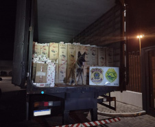 Durante Operação Hórus, cerca de R$ 1 milhão em cigarros contrabandeados é apreendido em Altônia e Guaíra, na região fronteiriça do estado
