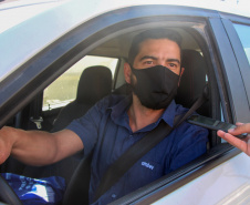 Nova blitz educativa do Maio Amarelo orienta motoristas em Almirante Tamandaré