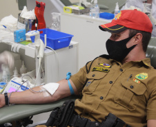 BPRV encerra maio amarelo com doação de sangue no HEMEPAR