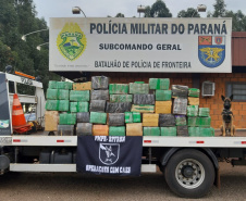 Mais de 1,3 tonelada de maconha é apreendida durante Operação Hórus, no Oeste do Paraná