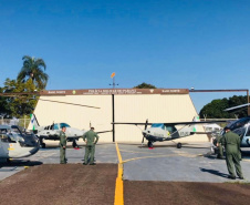 ​Batalhão da PM de operações aéreas leva vacinas e medicamentos ao Norte e Noroeste