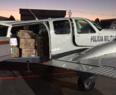 ​Batalhão da PM de operações aéreas leva vacinas e medicamentos ao Norte e Noroeste