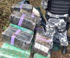 Mais de uma tonelada de maconha é apreendida pela PM em Santa Helena 