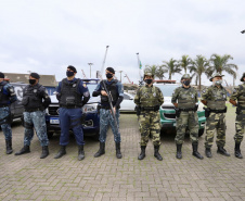 Forças de Segurança retomam ações conjuntas nos portos do Paraná