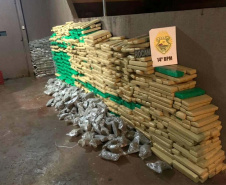 PM apreende 1,5 tonelada de maconha em apartamento em Foz do Iguaçu