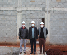 Secretário visita obras e instituições da segurança pública em Foz do Iguaçu