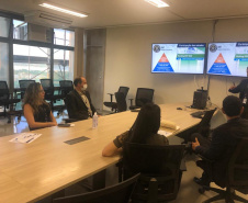 Titular da segurança pública paranaense visita diretoria de inteligência em Brasília