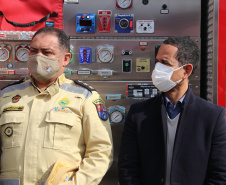 Caminhão moderno é entregue ao Corpo de Bombeiros de São José dos Pinhais