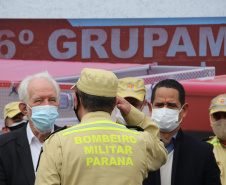 Caminhão moderno é entregue ao Corpo de Bombeiros de São José dos Pinhais