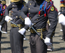 Secretário Marinho participa de evento que comemora entrada de novos cadetes na Polícia Militar e os 167 anos da corporação