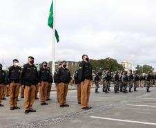 Pira do Fogo Simbólico da Pátria é acendida durante cerimônia de abertura da Semana da Pátria em Curitiba