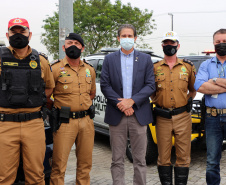 Polícia Militar participa de blitz educativa integrada da Semana Nacional do Trânsito na Linha Verde em Curitiba