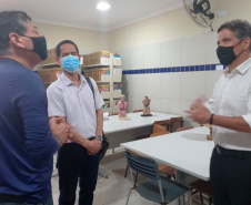 Secretário da Segurança do Paraná visita unidade prisional em Pernambuco