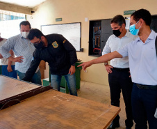Secretário da Segurança do Paraná visita unidade prisional em Pernambuco